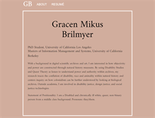 Tablet Screenshot of gracenbrilmyer.com